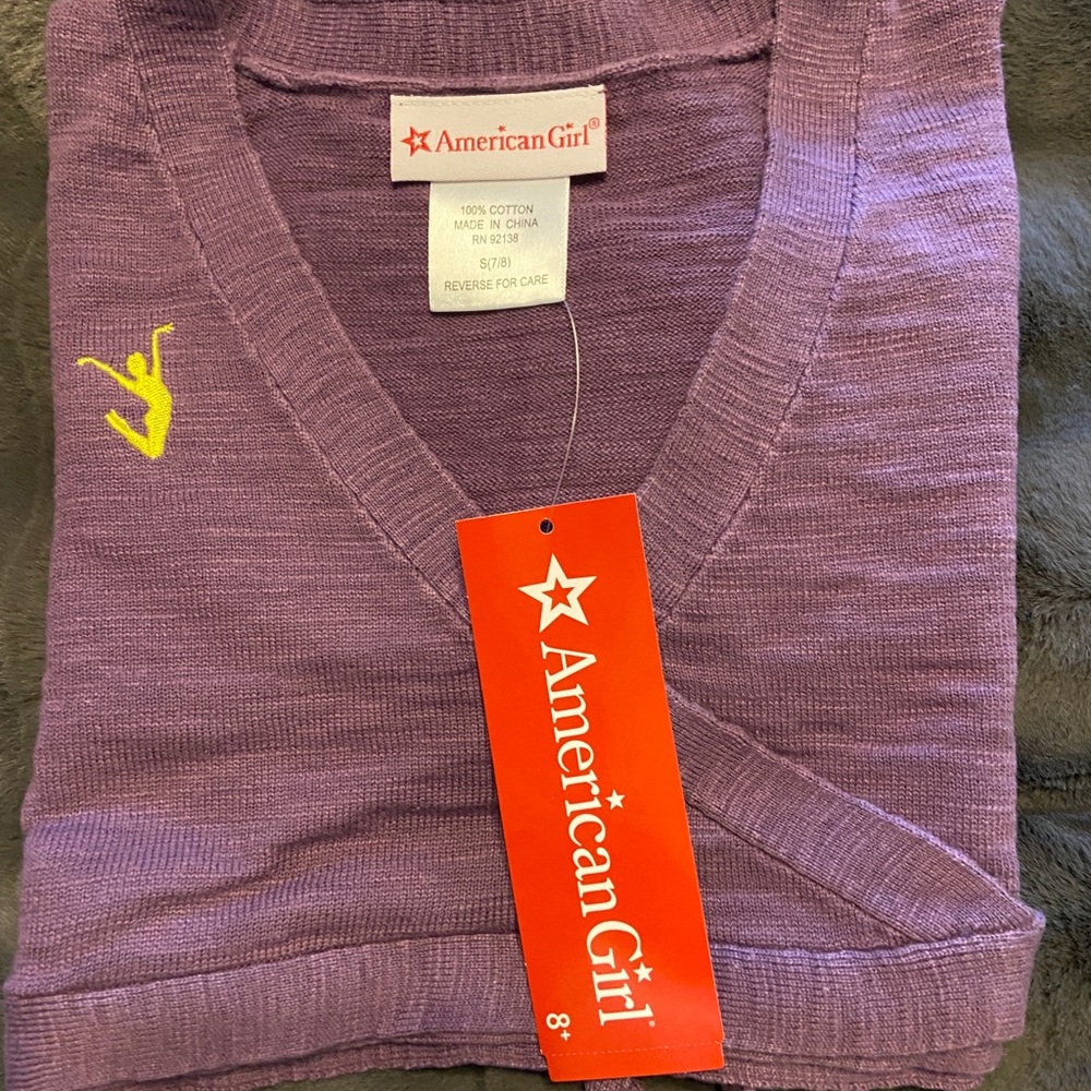 Retired American girl Isabelle wrap sweater S 7/8